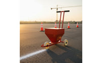 2-Wheel Chalk Line Marker Chalk Line Marker Cart Versatile Field Chalker for School Playground