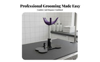 Long-Lasting Dog Grooming Stand Heavy Duty Pet Standing Aid Easy to Assemble No-Sit Haunch Holder Portable for Home Groomers, Beginners