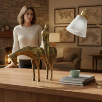 Horse Sculpture Indoor Decoration Horse Figurine Artistic Design Animal Statue for Villa