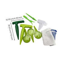 17 Pieces Garden Dibbler and Seeder Set Multi-Functional Seedling Tool Set