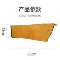 Cowhide Welding Arm Sleeves, Heat-Resistant Protective Sleeves for Welders