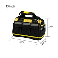 Plastic Bottom Tool Bag Thickened Work Gear Storage Wear-Resistant for Workshop