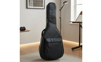 Guitar Bag with Backpack Straps Faux Leather Folk Guitar Bag Hands for Students, Artists, Rehearsals