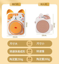 免烧陶泥陶艺机小学生儿童手工diy制作材料工具套装电动陶艺机