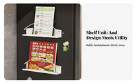 verticalMounted Accessory Holder adaptable Use metal-attaching Desk holder no-tools-required installation