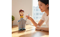 Gift Idea Cute Desktop Pen Cup Multifunction Girl Figure Pen Holder Decorative Design Creative Office Desk Holder Multi Purpose for Girls, Students