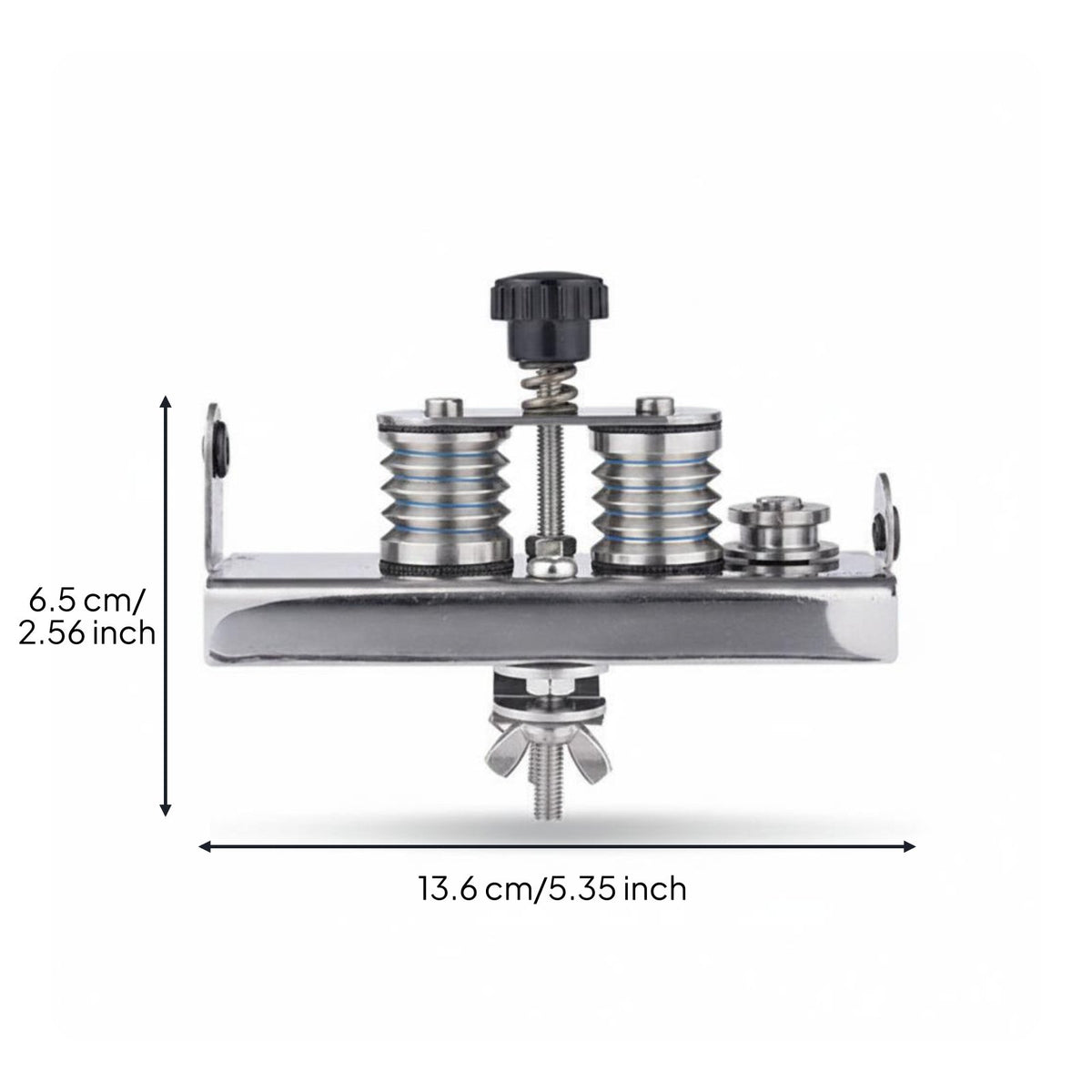 PE Line Spooling Tensioner 304 Stainless Steel for Anglers, Boat Fishers