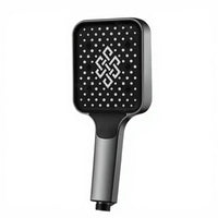 High Pressure Square Shower Head, Pressurized Handheld Rainfall Set for Bathroom and Home, Adjustable Settings