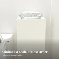 Sanitary Pad Dispenser Waterproof Wall-Mounted Hygiene Caddy Dustproof Lid