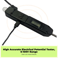Digital Electric Test Pen, Multifunctional Automotive Circuit Tester, Electric Potential Testing Tool with Digital Display, Continuity Test, Car Electronic Repairs