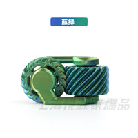 3D Printed Fidget Spinner 2-in-1 Stress Relief Toy Mini Dual Gear Rotating