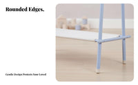 Triangular-Frame Clothes Rack with Shelf Freestanding Clothing Organizer