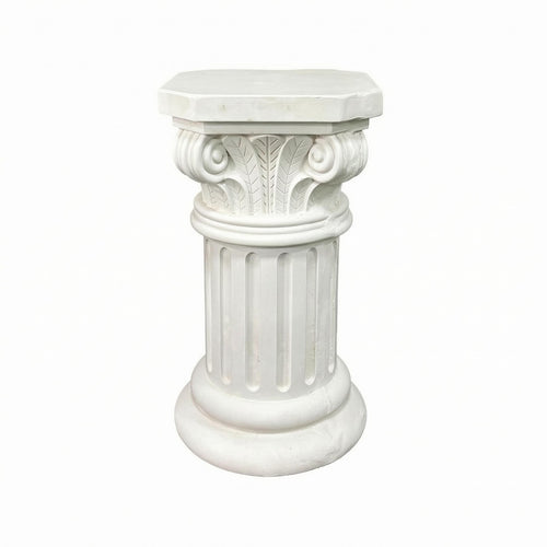 Roman Column Pedestal White Roman Pillar Decor Classic