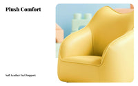 Character-It Ed Lounger Comfortable Seating Cat-Shaped Sofa Chair Soft and Cuddly Sturdy Construction for Children, Girls