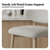 Four-Legged Counter Stool Vintage Look Upholstered Kitchen Island Stool Minimalist Design Anti-Slip Feet for Cafe Owners, Adults