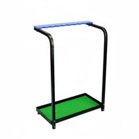 9-Slot Golf Club Storage Holder Organizer, Space Saving Golf Club Rack Non-Slip Base Sports Storage for Practice Area, Garage