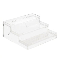 Cupboard Organisers Seasoning Organizer, 3 Tier Freestanding Condiment Rack, Kitchen Counter Storage, Countertop
