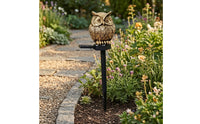 Garden Stake Light with Sunlight Collector Animal Owl Garden Stake Lamp Decorative Owl Ornament for Gardeners, Homeowners, Flower Bed, Lawn