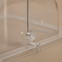 Food Display Cover with Flip Opening Versatile Pastry Cover with Flip Lid
