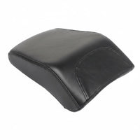 Leather Motorcycle Rear Seat Cushion Stitched Finish Pillion Seat Foam Padding