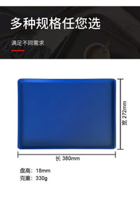 Non-Slip Rectangular Plastic Serving Tray