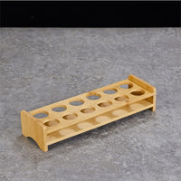 Bamboo Shot Glass Rack, Bullet Cup Holder, Modern Minimalist