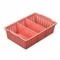 Rectangular Organizer Tray Multipurpose Desktop Sundry Box Removable Dividers