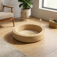 Scratch-Resistant Cat Scratching Bed Low-Shedding Cat Scratcher Bed Hard-Wearing Sturdy for Kittens, Living Room