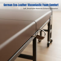 Folding Bed, Office Nap Cot, Portable Recliner for Home or Hospital