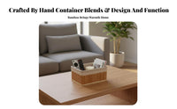 Rectangular Woven Basket adaptable Household Storage Space-Saving