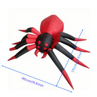 Easy to Inflate Inflatable Arachnid Spooky Halloween Inflatable Decoration Oversized Halloween Inflatable Decoration Outdoor for Party Hosts, Lawn