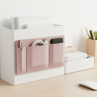 Space-Saving Self Adhesive Laptop Pouch Multi Purpose Mouse Pocket Portable Mouse Holder Pouch Slim Design for Office, Travel