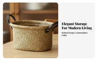 Woven Sundry Basket Japanese design Household Storage sturdy for Parents, Adults