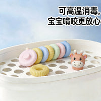 Baby Soft Silicone Stacking Rings Toy - Rainbow Tower