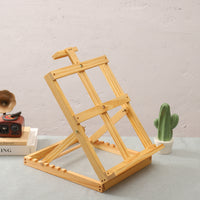 Solid Wood Easel for Artists, Wooden Painting Easel with Board, Children's Display Stand, Oil Painting Sketch Easel