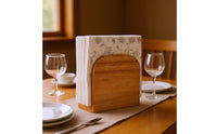 Wooden Tissue Box Holder Vertical Home Storage Long-Lasting for Tabletop