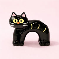 Feline-Shaped Toothbrush Holder uncoveredMouth Feline Toothbrush Holder Striped