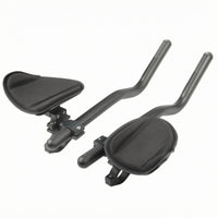 Cycle Handlebar Armrest Aluminum Alloy Clamp-on Handlebar Armrest Textured Grip Adjustable