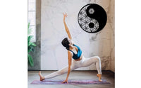Yin Yang Metal Wall Decor 3D Effect Yin-Yang Wall Decoration Easy to Hang for Office