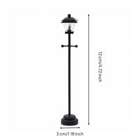 Miniature Lamp with Battery LED Dollhouse Street Lamp Convenient