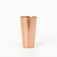 Copper Cup with Hammered Exterior Reusable Water Cup Minimalist for Desk
