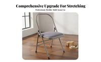 Foldable Iyengar Exercise Chair Heavy Duty Exercise Auxiliary Chair Stable & Long-Lasting Headstand Bench Non-Slip Design for Beginners, Home Gym