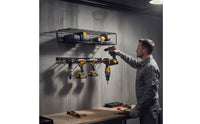 Heavy Duty Drill Holder Rack Space Saving Power Tool Organizer Easy to Install for Garage