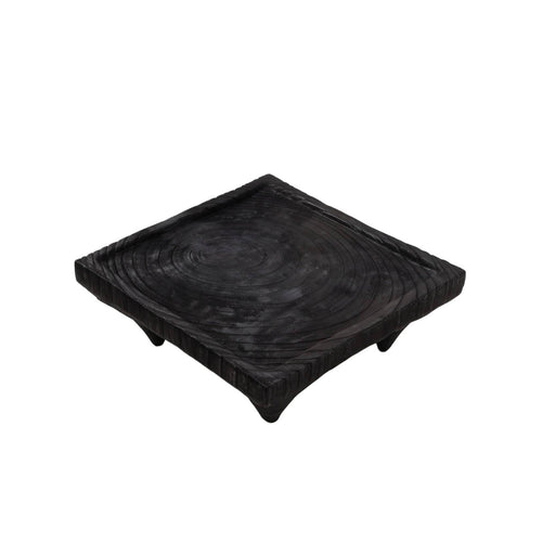 Tabletop Tea Table Meditative-Style Low Tea Table Wood-Grain for Small Areas