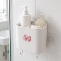 Wall-Mounted Comb Toothbrush Holder for Bathroom Storage, No-Drill Organizer