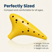 12 Hole Alto Ocarina Beginner, Easy to Play Alto Ocarina, Ergonomic Alto Ocarina Gift, Hobbyist Musician Alto Ocarina