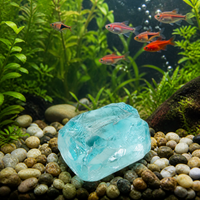 Ice Blue Crystal Gravel for Aquarium Decoration