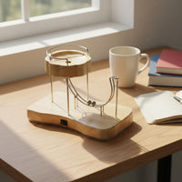 Perpetual Motion Desk Toy Screen-Unrestricted Focus Kinetic Art Sculpture Manual