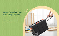Rolling tool box for garage