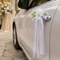 Wedding Car Floral Arrangement Kit Elegant Look Wedding Car Flowers Romantic